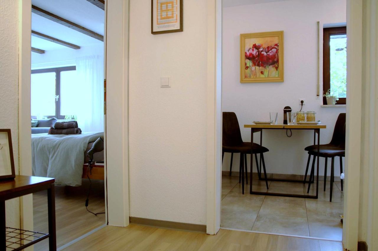 Studio-Apartment Mit Garten, Parkplatz & Kueche Offenburg Esterno foto